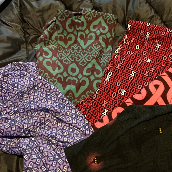 LuLaRoe Leggings OS Bundle of 5 - Picture 2 of 2
